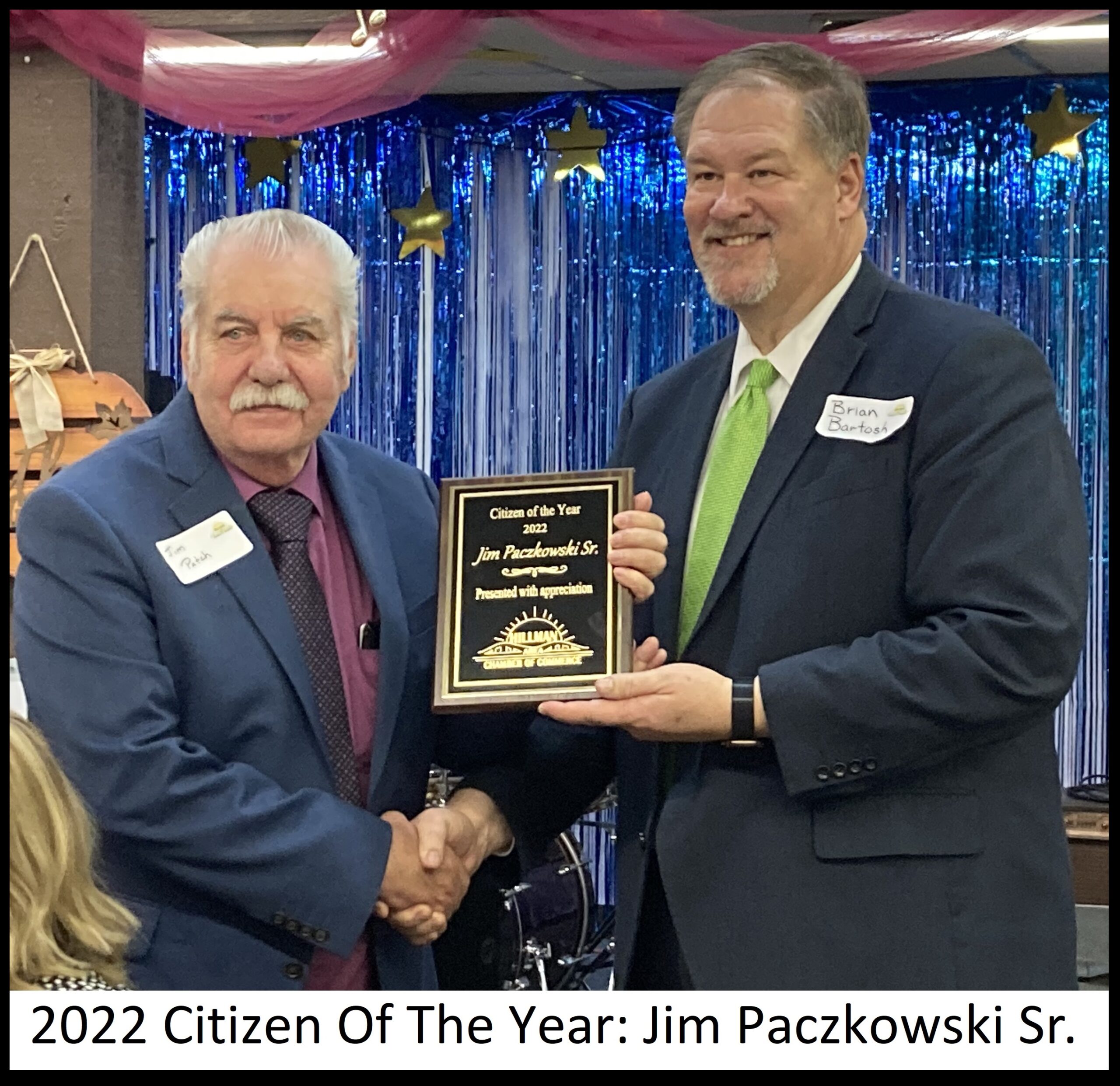 2022 Citizen Of The Year - Jim Paczkowski Sr