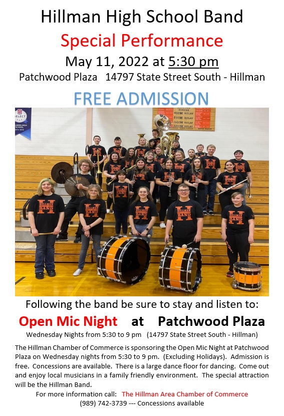 Hillman Band - Patchwood Plaza - May 11, 2022