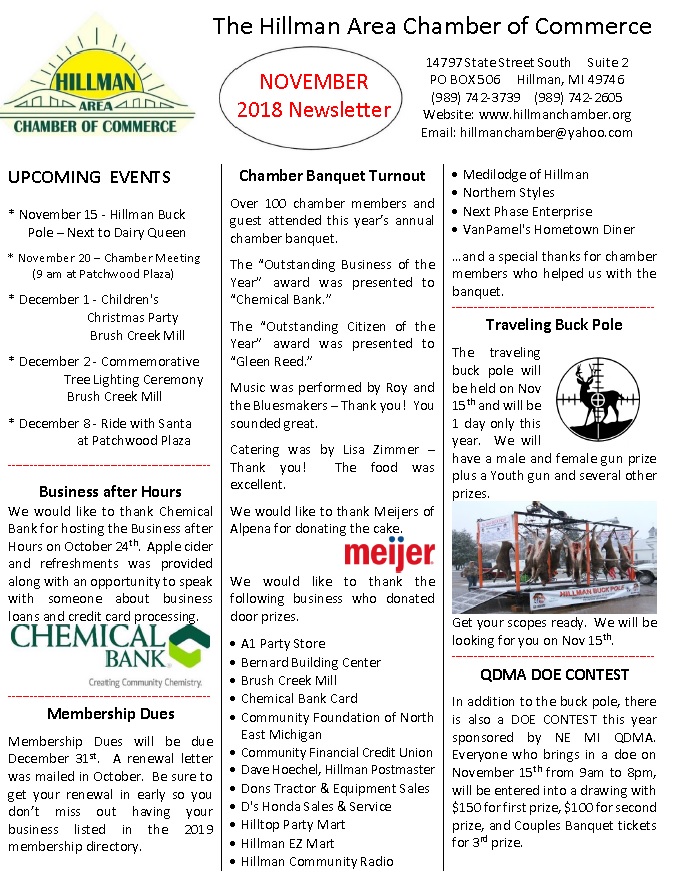 Hillman-Chamber-Newsletter-2018-11