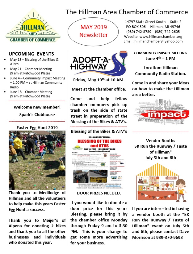 Hillman-Chamber-Newsletter-2019-05