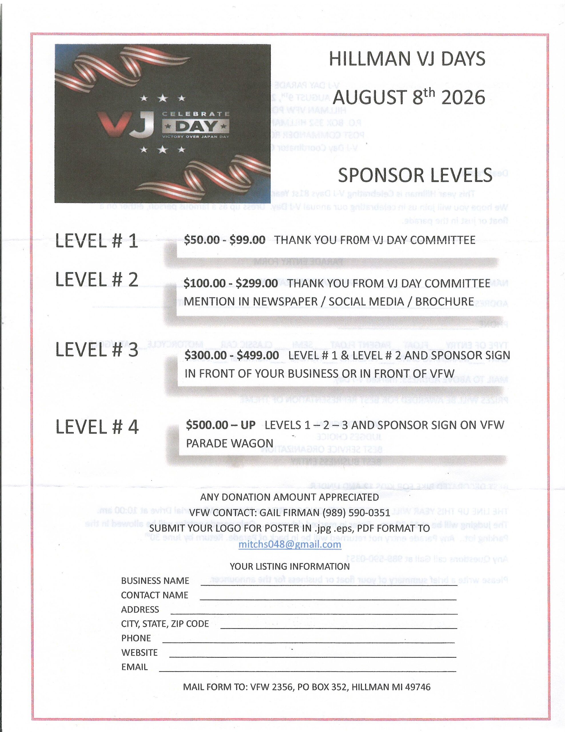 2026-VJ Day - VFW - 2