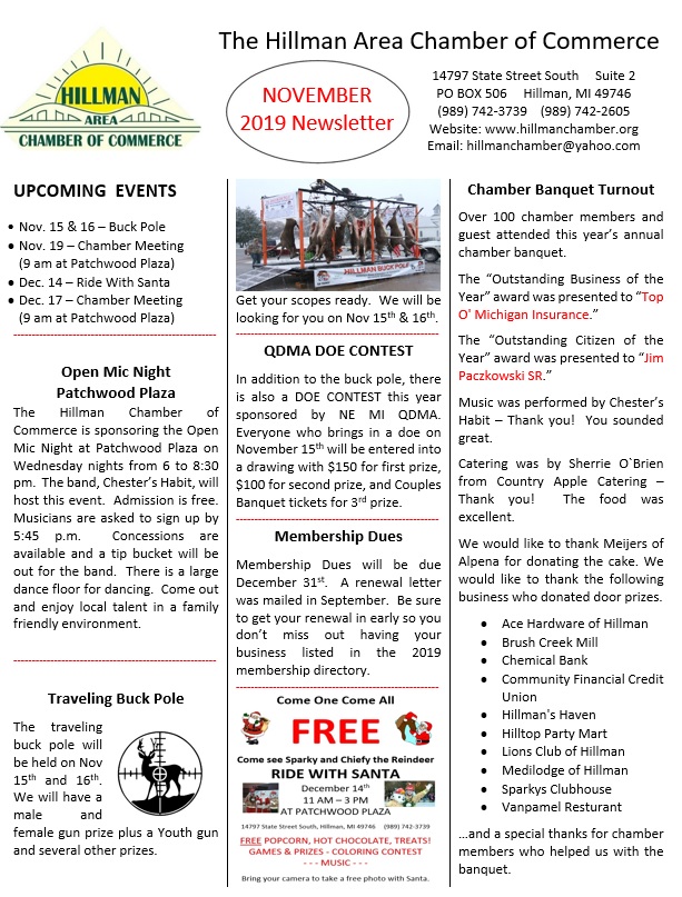 Hillman-Chamber-Newsletter-2019-11