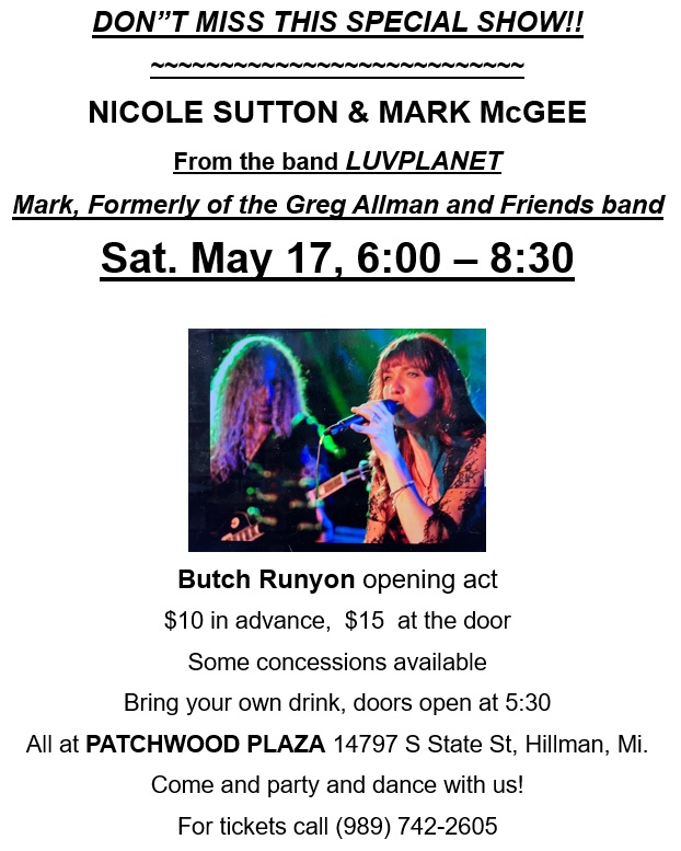 Nicole and Mark McGee Music Show Nicole and Mark McGee Music Show